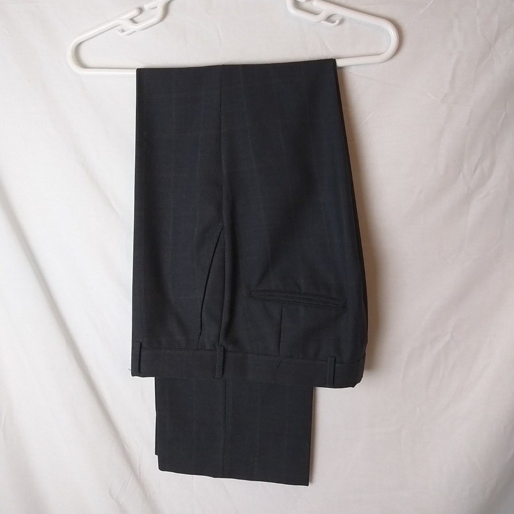 Austin Reed Mens Suit Color Grey Windowpane - Picture 5 of 8